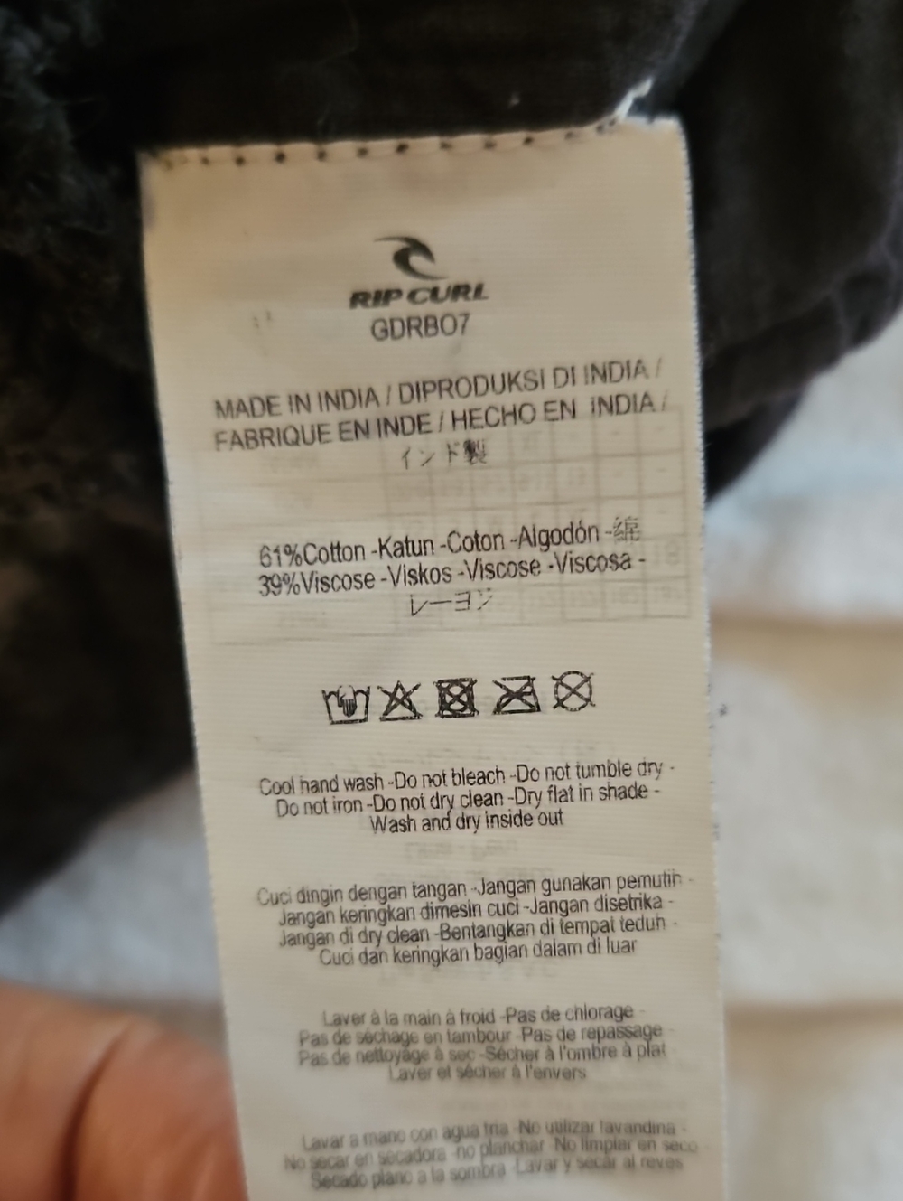 Rip Curl Crochet Lace Romper Made In India - Picture 10 of 11
